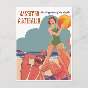 Westtern Australia Beach Postcard
