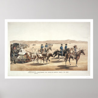 Westward the Star of Empire Takes Its Way Poster