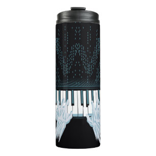 Westworld   Android Hands On Player Piano Thermal Tumbler