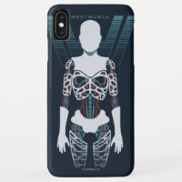 Westworld | Android Skeleton Over Logo