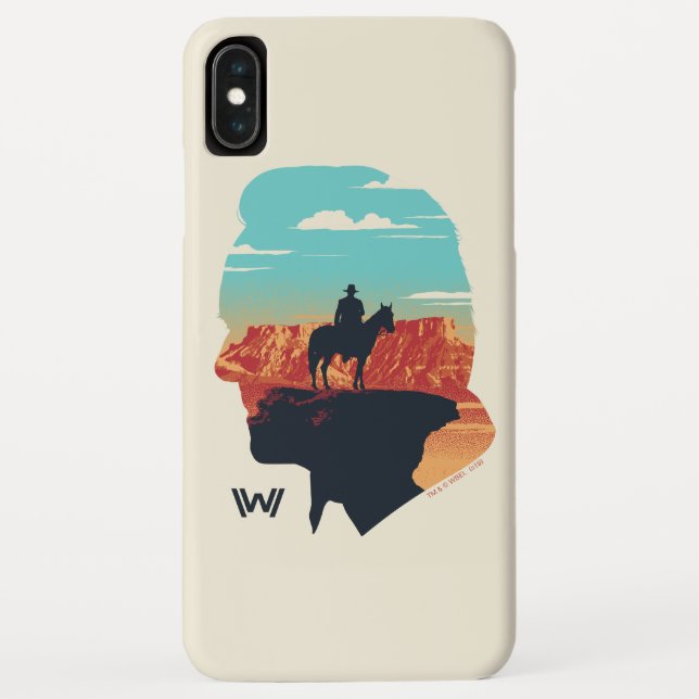 Westworld | Dr. Ford Silhouette Of Man in Black Case-Mate iPhone Case (Back)