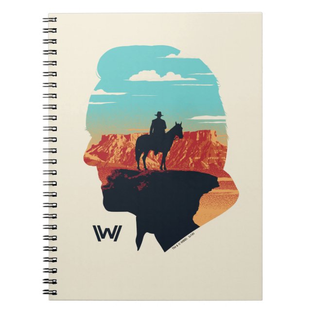 Westworld | Dr. Ford Silhouette Of Man in Black Notebook (Front)