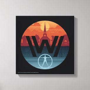 Westworld Escalante Church Logo Canvas Print