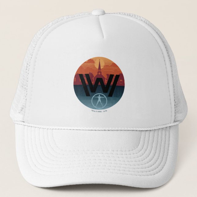 Westworld | Escalante Church Logo Trucker Hat (Front)