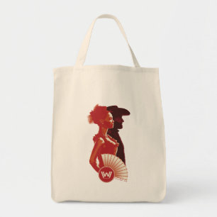 Westworld   Maeve & Hector Stencil Portrait Tote Bag