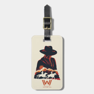 Westworld Man in Black Desert Silhouette Luggage Tag