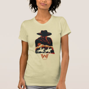 Westworld   Man in Black Desert Silhouette T-Shirt