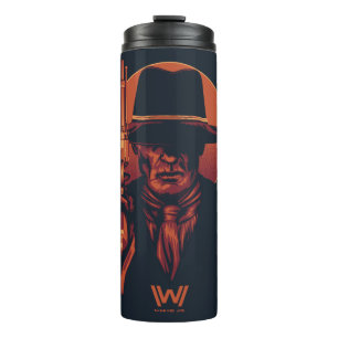 Westworld   Man in Black With Revolver Thermal Tumbler