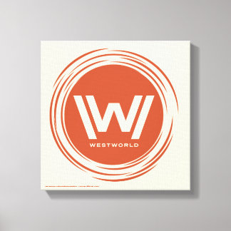 Westworld | Stylised Sun Logo Canvas Print