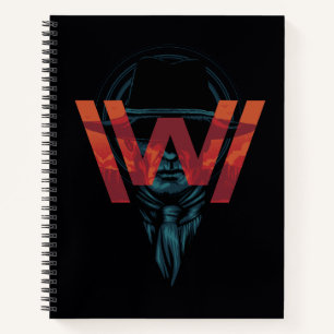 Westworld The Man in Black Logo Graphic Notebook