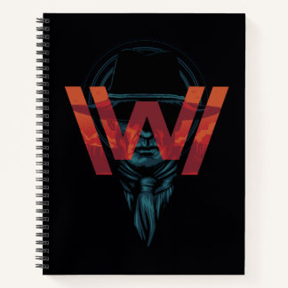Westworld | The Man in Black Logo Graphic Notebook