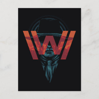 Westworld | The Man in Black Logo Graphic Postcard