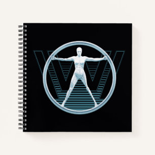 Westworld   Vitruvian Android Logo Notebook