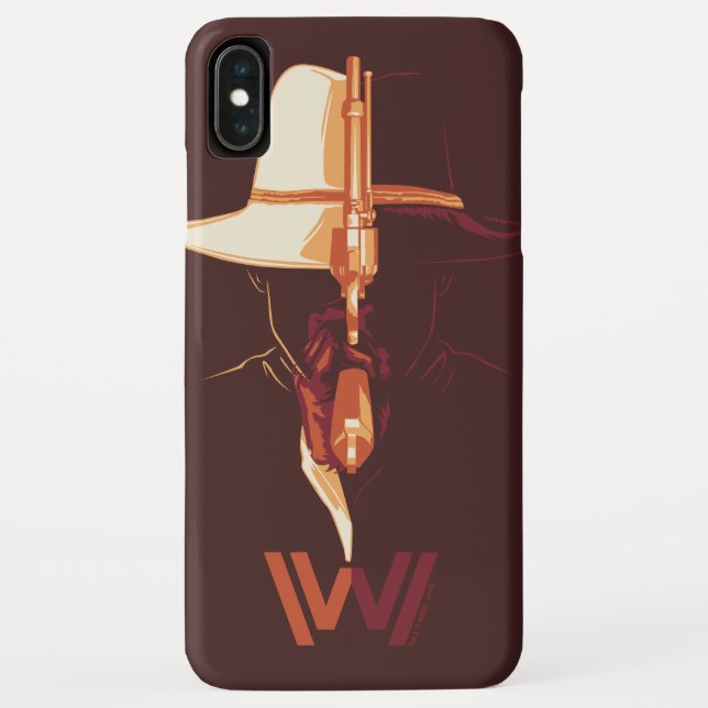 Westworld | White Hat Black Hat Split Graphic Case-Mate iPhone Case (Back)