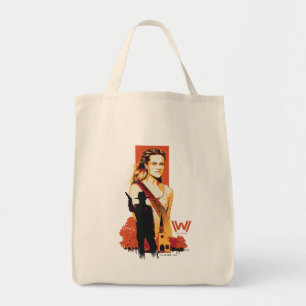 Westworld Wyatt & Man in Black at White Church Tote Bag