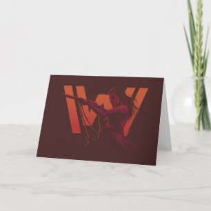 Westworld   Wyatt With Rifle Over Logo Card