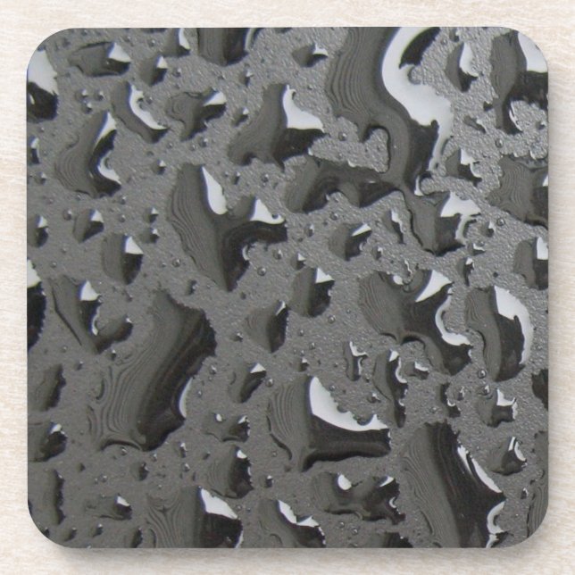 Wet Black Coaster (Front)