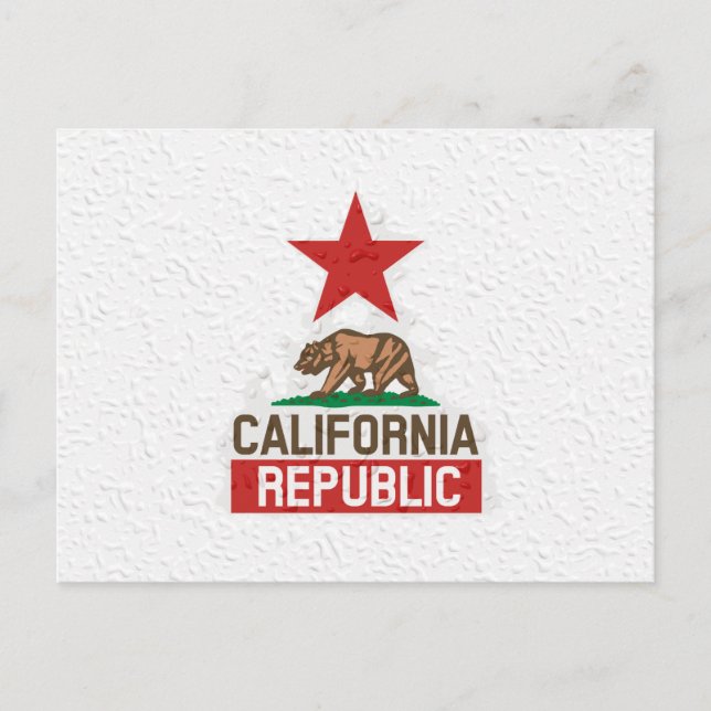 Wet California Republic Postcard (Front)