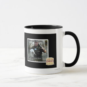 Wet cat and gun mug