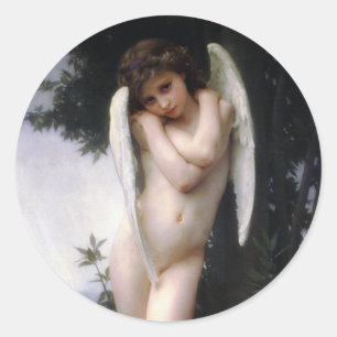 Wet Cupid  (L’Amour Mouillé) Classic Round Sticker