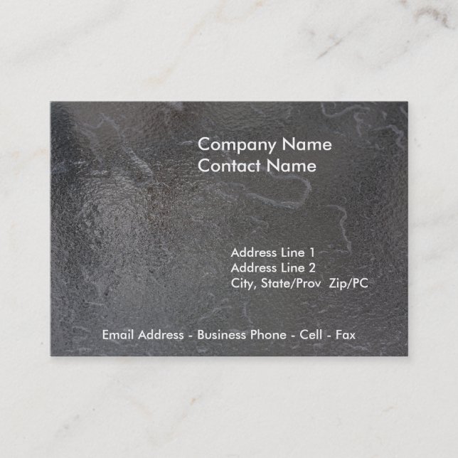 Wet Frosted Glass card template (Front)