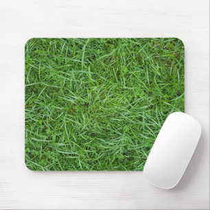 Wet Green Grass Mouse Pad