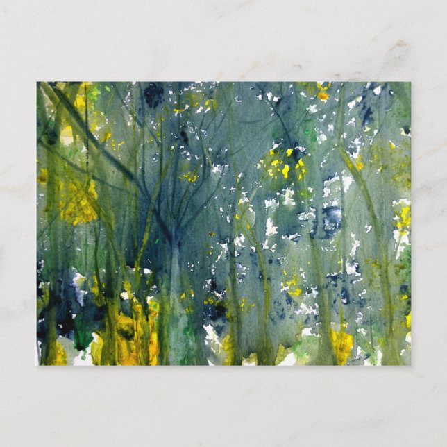 Wet Into Wet Watercolor Postcard (Front)