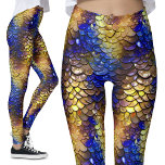 Wet Look Blue Gold Scales Fantasy Dragon Mermaid Leggings<br><div class="desc">Wet Look Navy Blue and Gold Scales Leggings | Fantasy Dragon Mermaid Costume. Dive into the enchanting realm of fantasy with these fantasy leggings, perfect for channeling your inner mermaid or embracing the majestic flight of a fantasy dragon. The wet look adds an extra layer of reality, blending navy blue...</div>