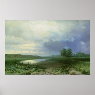 Wet Meadow, 1872 Poster
