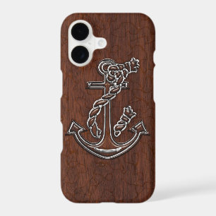 Wet Nautical Mahogany Anchor Steel