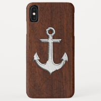 Wet Nautical Mahogany Anchor Steel