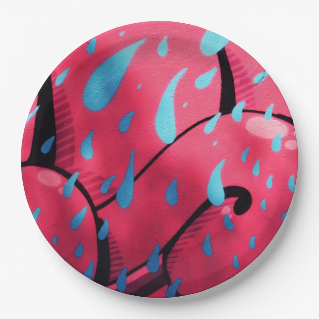 wet paint paper plate (Front)