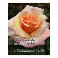 WET ROSE WITH LOVE
