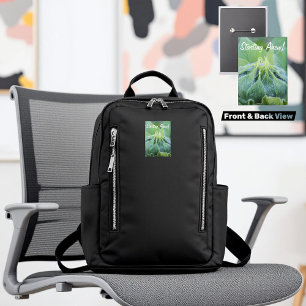 Wet Sunflower Bud Close-Up Photograph