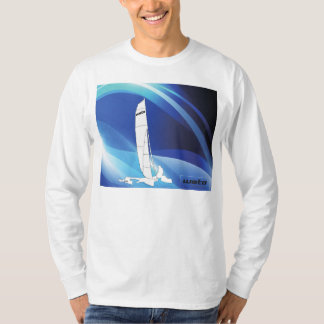 Weta Trimaran design on long-sleeve T-shirt