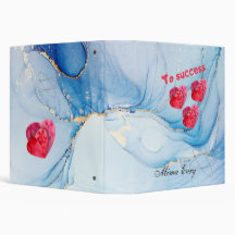 Wetercolor personalised Binder