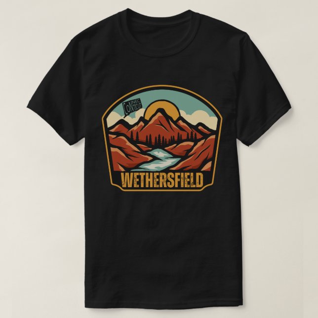 Wethersfield, Connecticut T-Shirt (Design Front)
