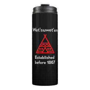 Wetsuweten Established Before 1867 Silhouette Dark Thermal Tumbler