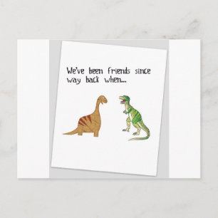 We've been friends postcard