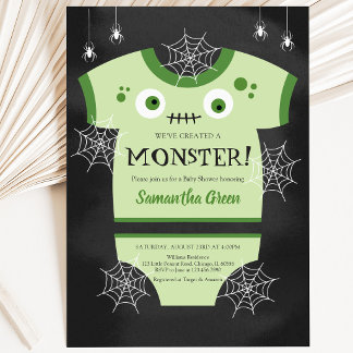We've Created a Monster Baby Shower Invitation