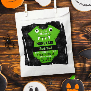 "We've Created A Monster" Halloween Baby Shower Favour Bags