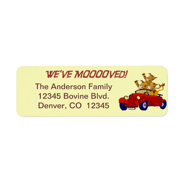 We've moved (Front)
