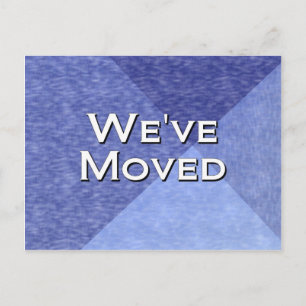 We've Moved Announcement Postcard