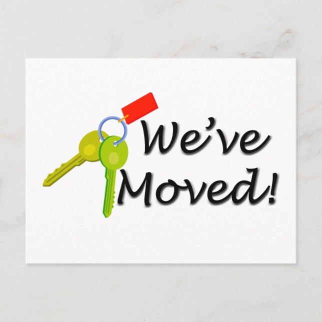 We've Moved! Announcement Postcard (Front)