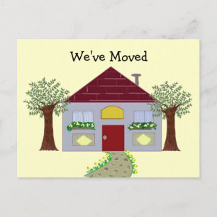 We've Moved Announcement Postcard