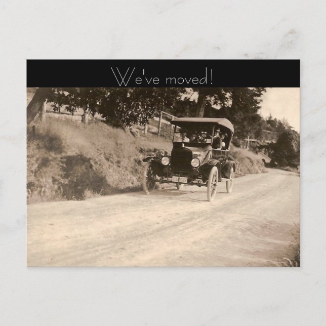 We've Moved Announcement Postcard (Front)