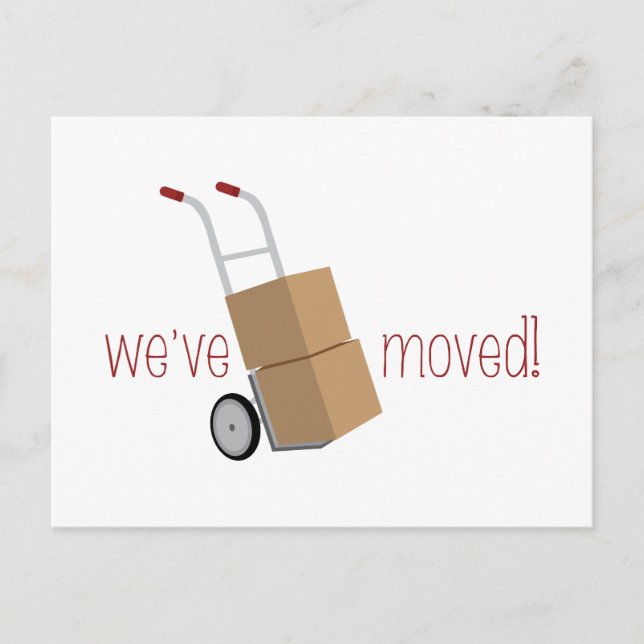 We've Moved! Announcement Postcard (Front)