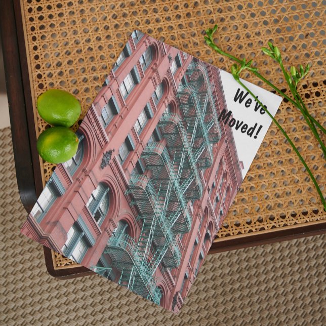 We've Moved Apartment Building Moving Announcement (In Situ)