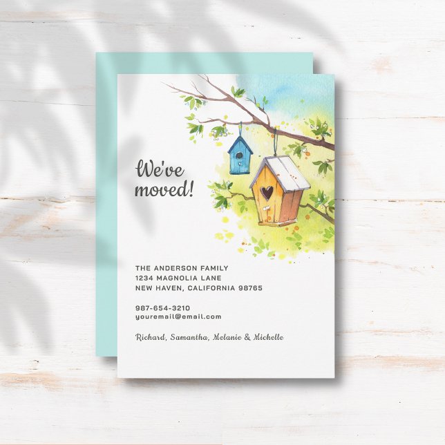 We've Moved Bird House Moving Announcement (Creator Uploaded)