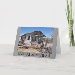 We've Moved ! cards - Customised